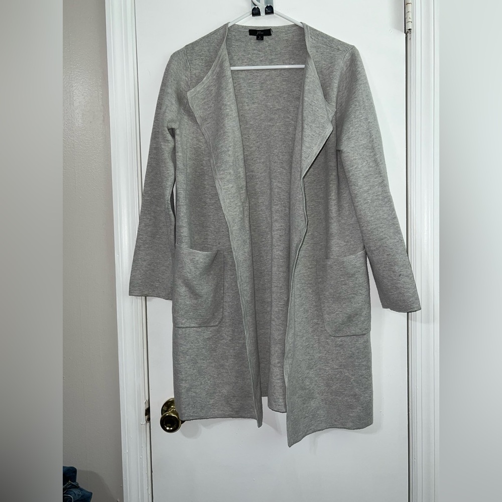 J.Crew Grey Juliette cardigan Small